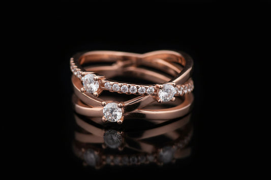 New Hot 925 Silver Crown Sparkling Rings Sun Moon Celestial Heart Women's Set Ring Wedding Diy Charm Luxury DIY Jewelry Gift