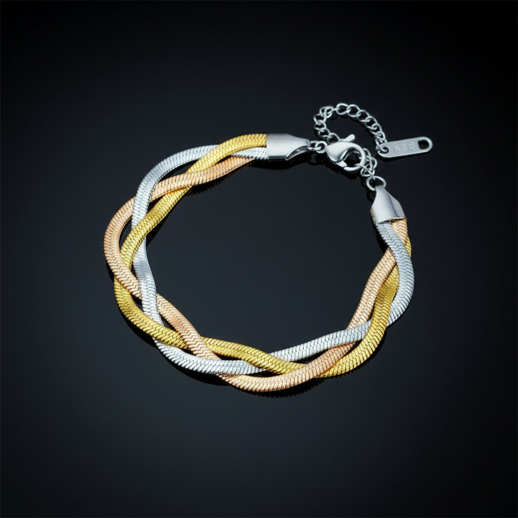 Serpent Acier 316L -Bracelets Waterproof Femme