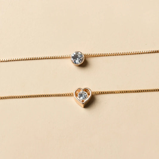 Water Drop Pendant Chain Smooth Long Chain Necklace Double Layer Water Drop Pendant Necklace for Women Fashion Jewelry Set Gifts