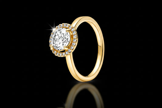 Bague Argent 925 Pavé Triple-Rang Coloré - Collection Intemporelle