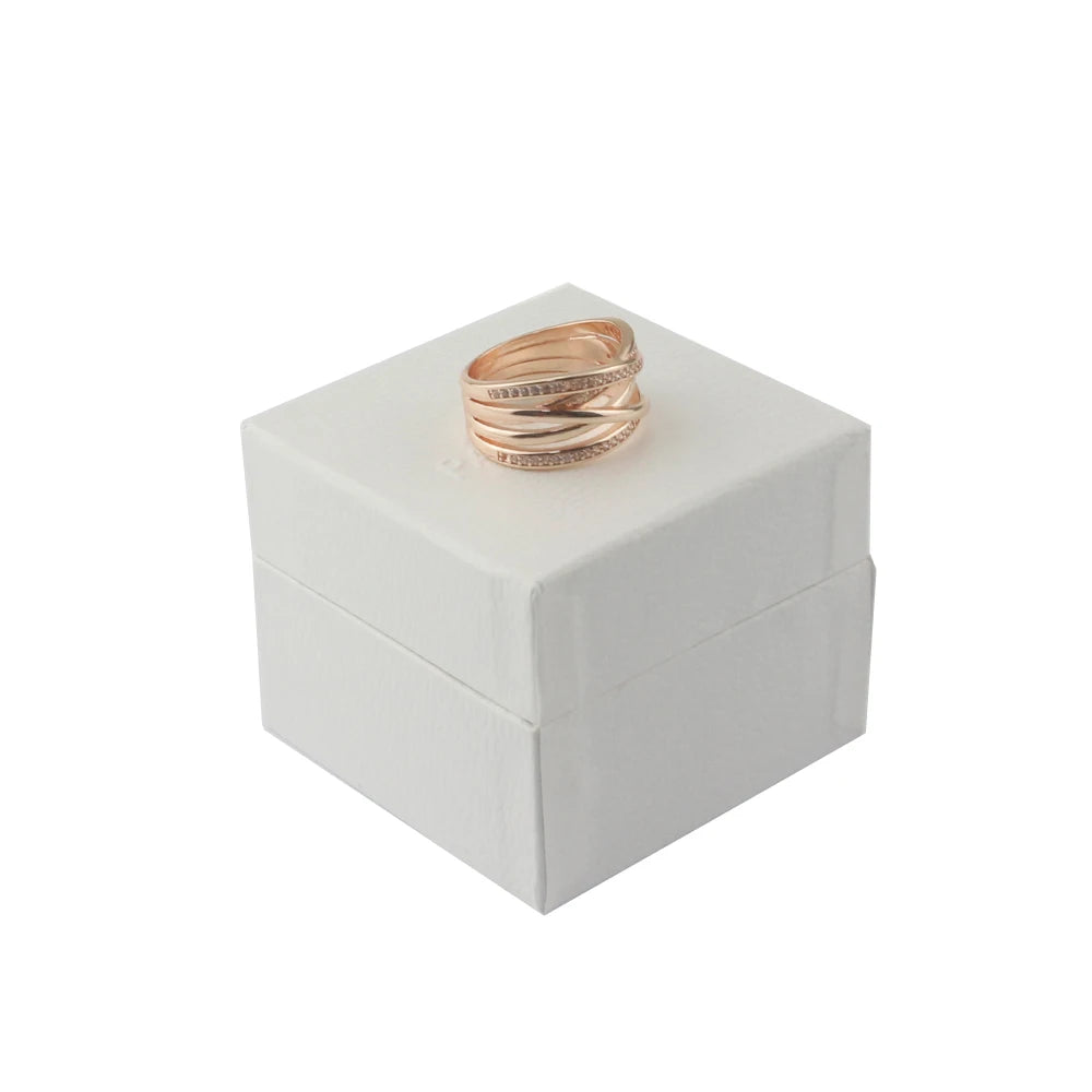 New Hot 925 Silver Crown Sparkling Rings Sun Moon Celestial Heart Women's Set Ring Wedding Diy Charm Luxury DIY Jewelry Gift