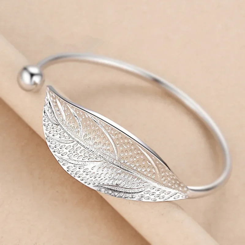 925 Sterling Silver Peacock Opening Screen Bracelet For Women Luxury Designer Texture Open Bracelets Party Original Jewelry Gift un titre