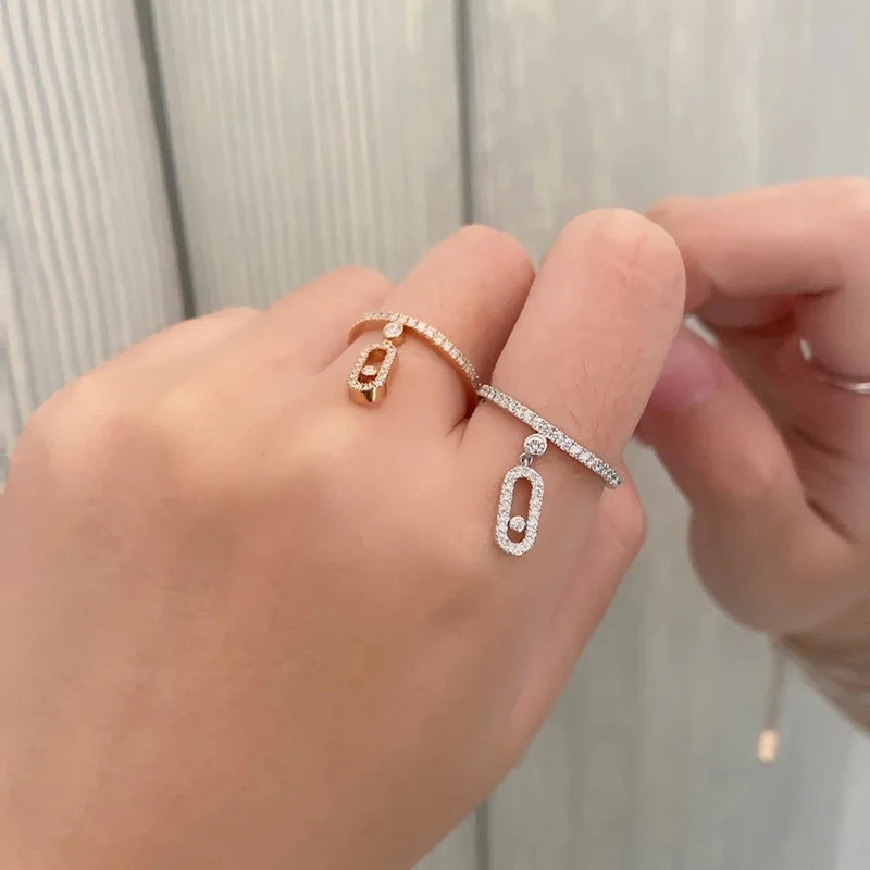 Bague SLIDE Argent S925 - Bijou Luxe