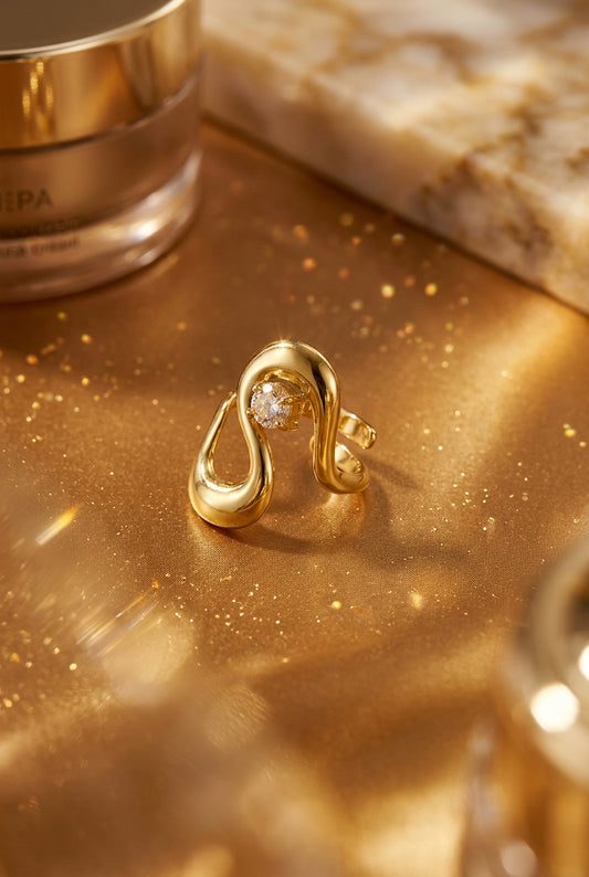 Stainless Steel Statement Rings Irregular Shape Casual Daily Simple Series Women's jewelry