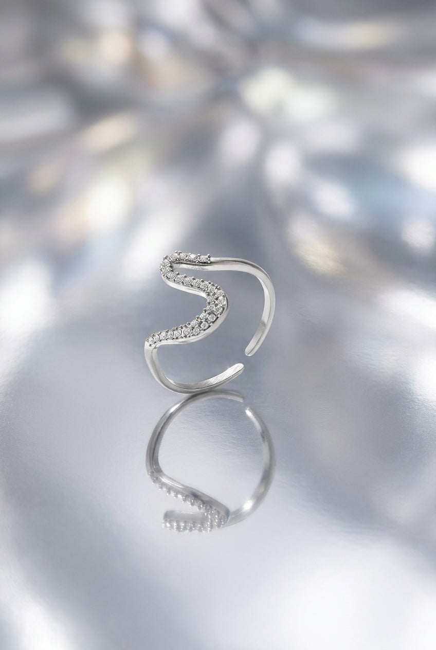 Stainless Steel Statement Rings Lines Simple Daily Simple Series Women's jewelry