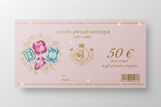 Carte Cadeau 50 € - Saphyra Joaillerie