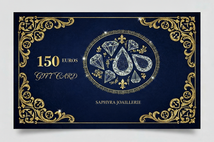 Carte cadeau de 150 € saphyra joaillerie